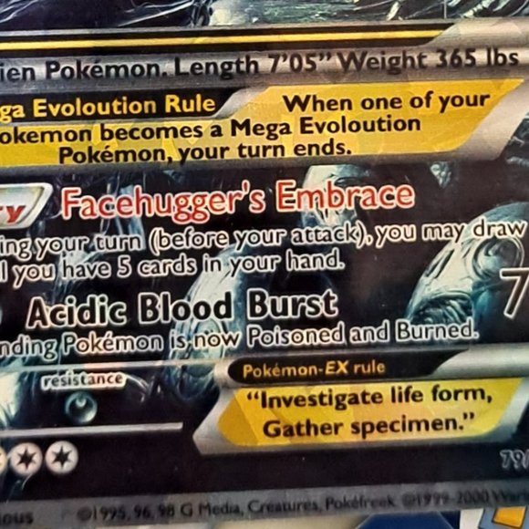 Xenomorph XX121 Pokemon Card - Alien - Picture 4 of 7